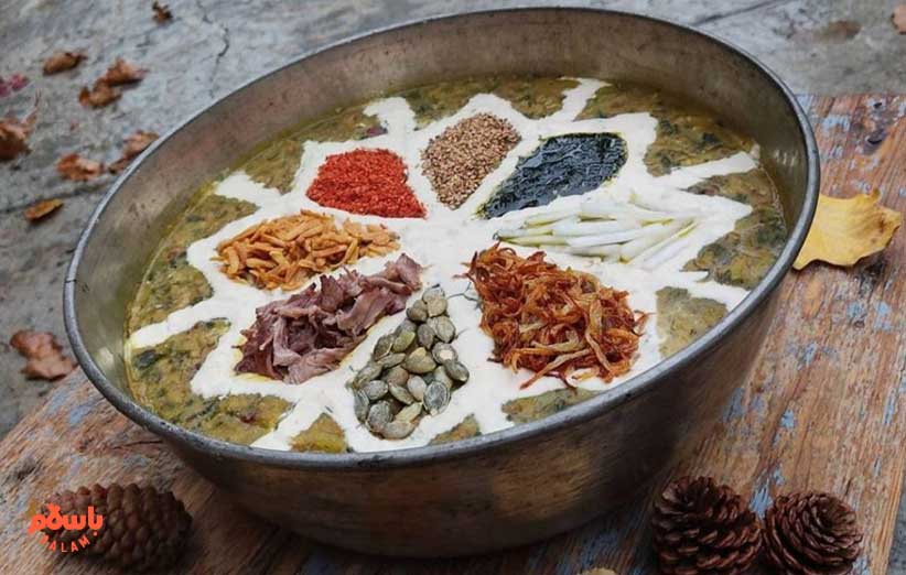 طرز تهیه آش گندم مشهدی