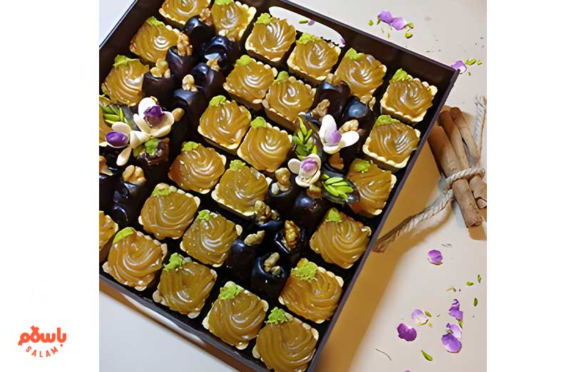 تزیین متنوع و مجلسی خرما و سینی خرما