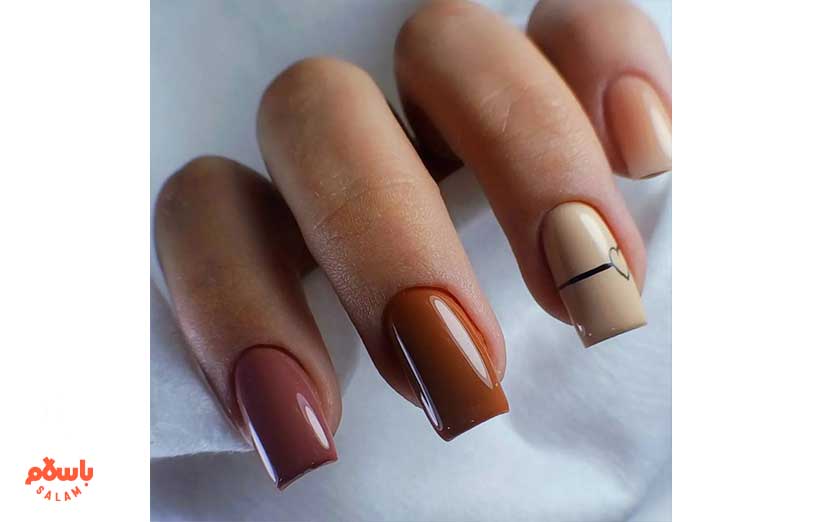 طراحی ناخن پاییزی زنانه
