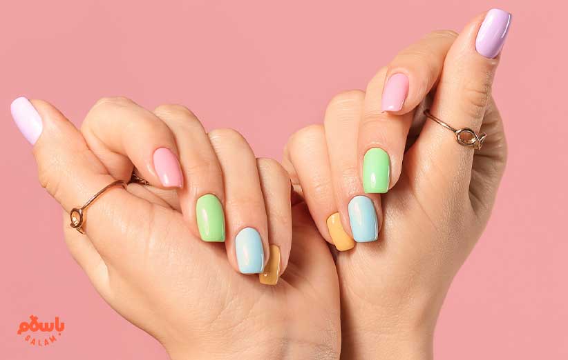 مدل ناخن پاستیلی پاییزی