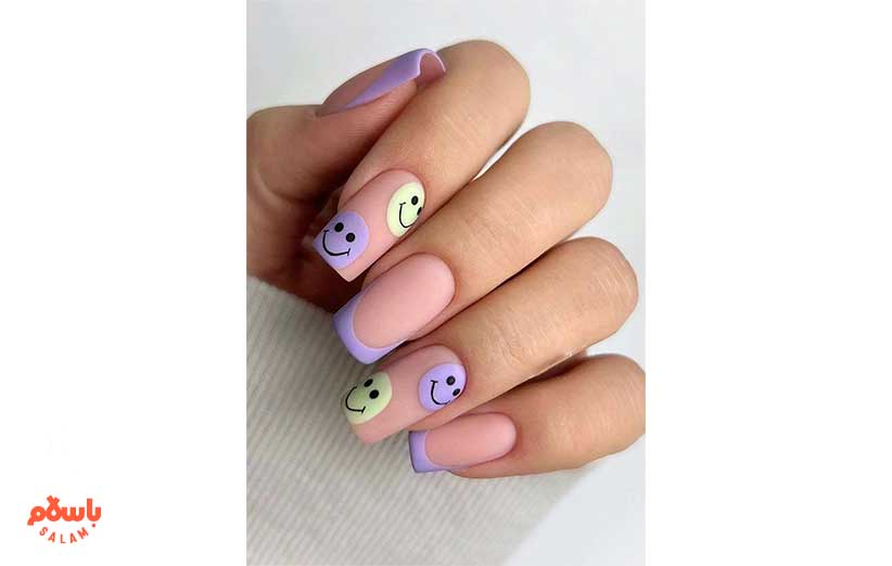 مدل ناخن پاستیلی پاییزی