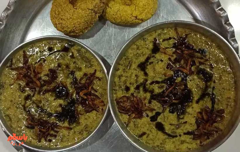 تزئین و سرو آش ترخینه
