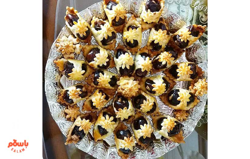 تزیین متنوع و مجلسی خرما و سینی خرما