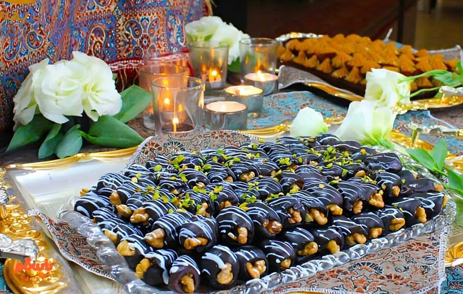تزیین خرما و سینی خرما برای مجلس ختم و ترحیم + عکس