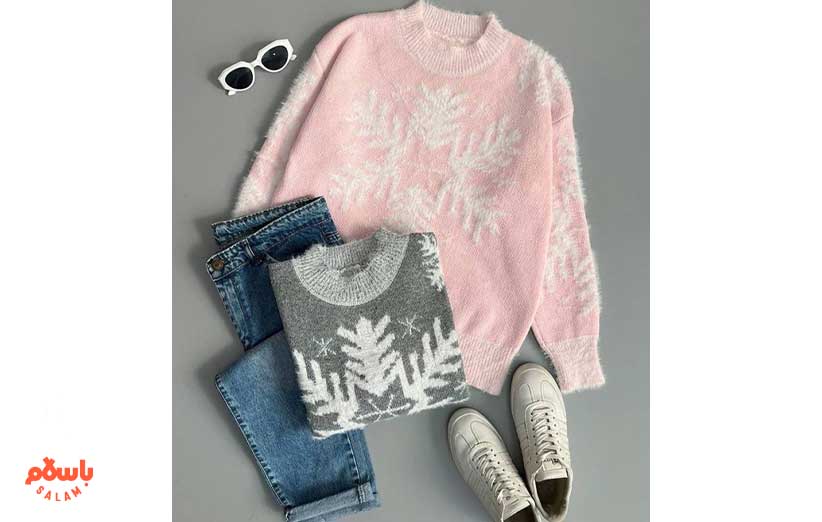 مدل ایرانی لباس پاییزی بافت زنانه
