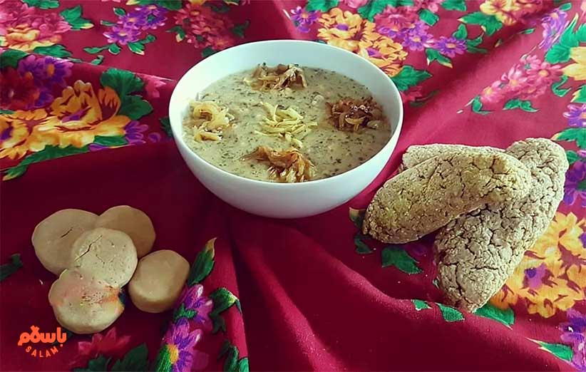 مواد لازم آش ترخینه با دوغ
