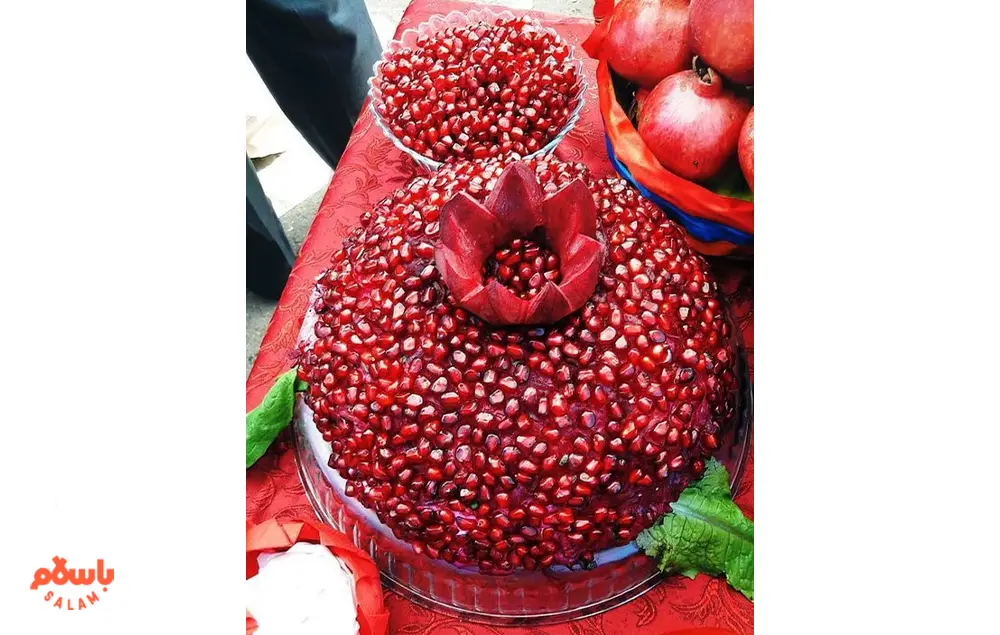 طرح‌های جدید تزیین انار شب یلدا(تصویری)