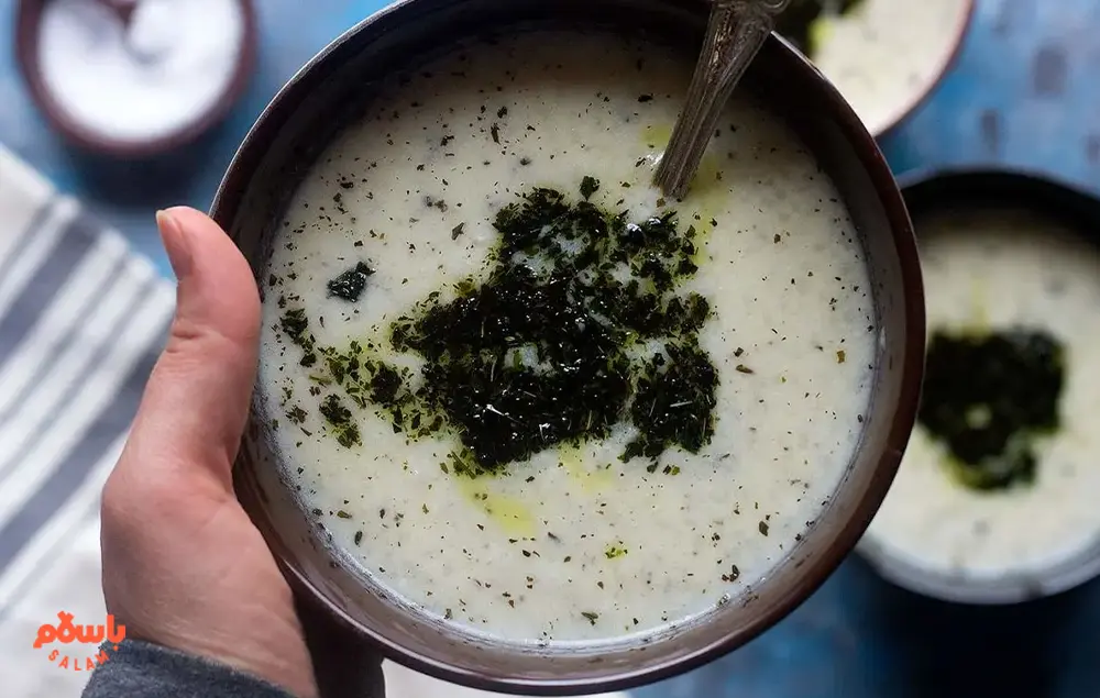 طرز تهیه انواع سوپ ماست رستورانی ایرانی و خارجی