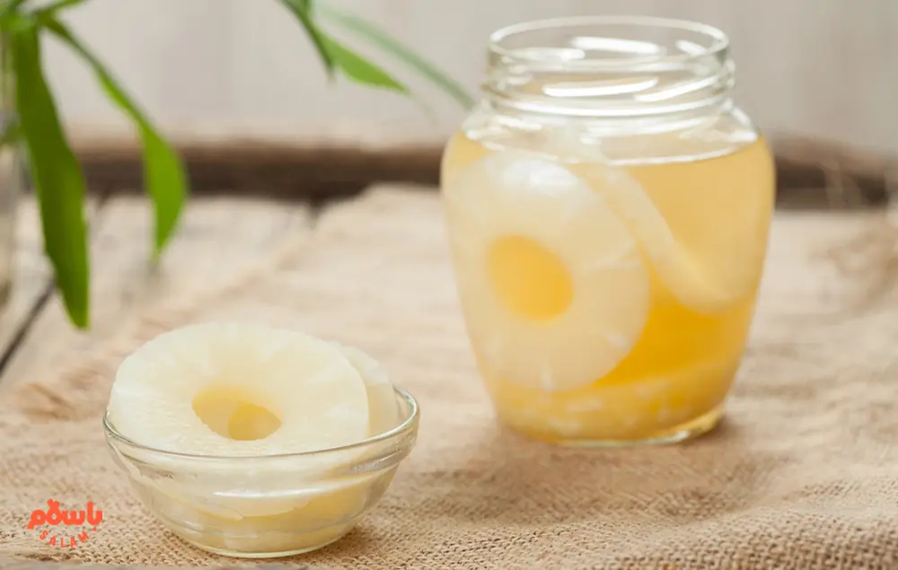 طرز تهیه کمپوت آناناس در شیشه