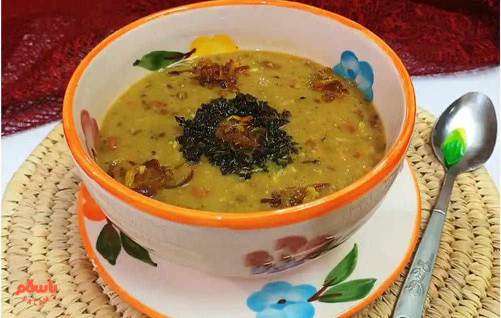 مواد لازم آش بادمجان بروجرد