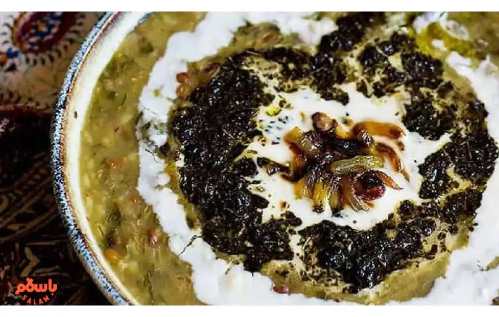 طرز تهیه آش بادمجان بدون گوشت