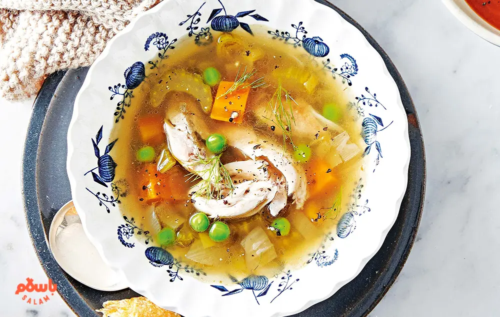 فوت و فن های تهیه سوپ مرغ