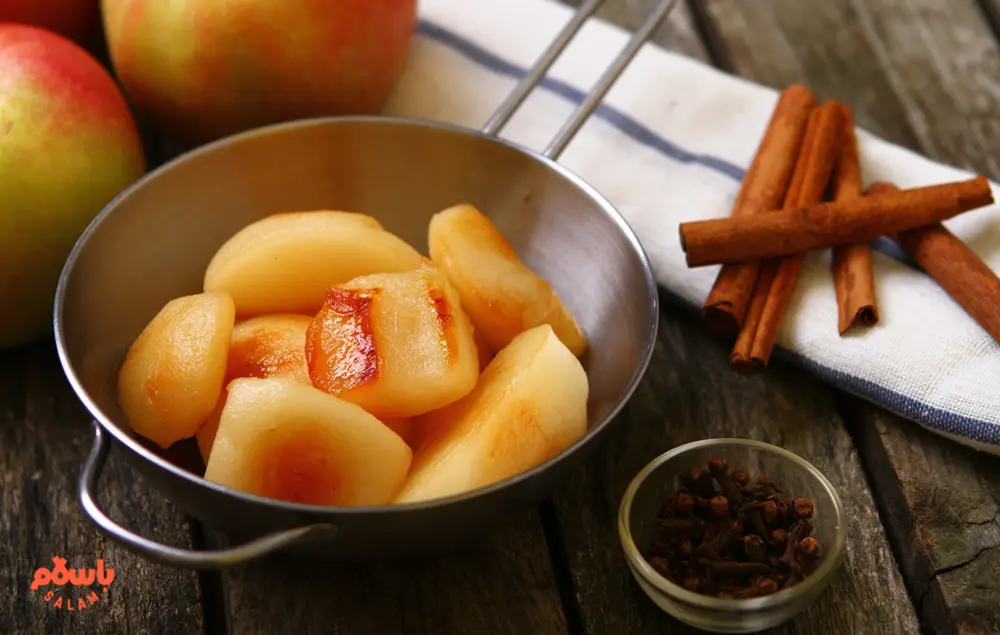 انواع طرز تهیه کمپوت سیب خانگی + بدون شکر