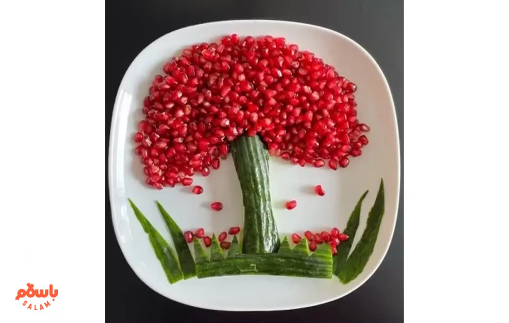 طرح‌های جدید تزیین انار شب یلدا(تصویری)