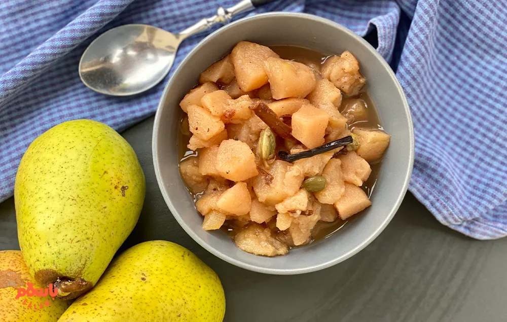 طرز تهیه کمپوت گلابی