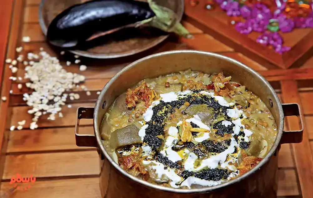 طرز تهیه آش بادمجان ملایر و چند شهر ایران