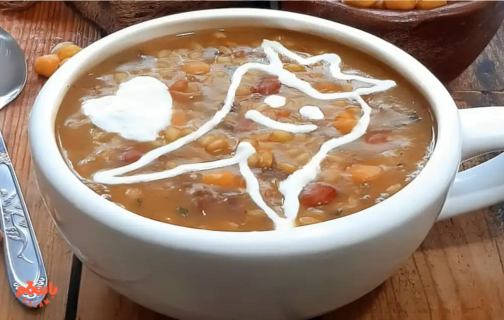 طرز تهیه آش دندونی مشهدی