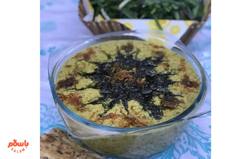 مواد لازم آش بادمجان ساده