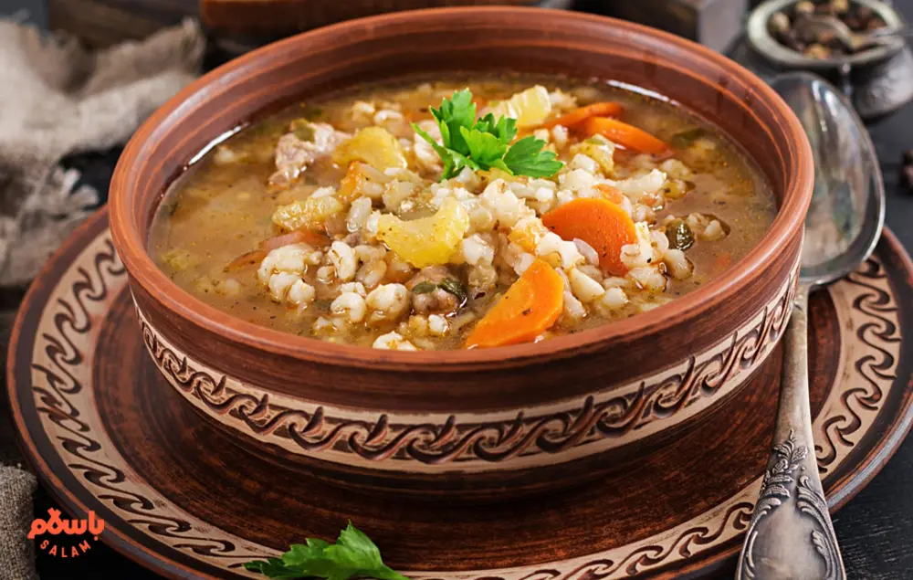 طرز تهیه انواع سوپ جو خانگی و رستورانی