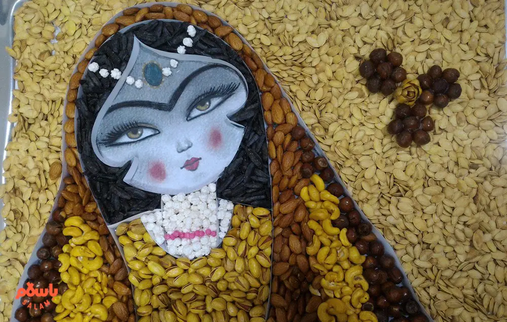 طرح های جدید تزیین آجیل شب یلدا (تصویری)