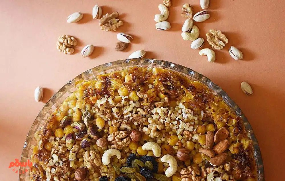 مراحل تهیه آش کشک دندونی تبریزی