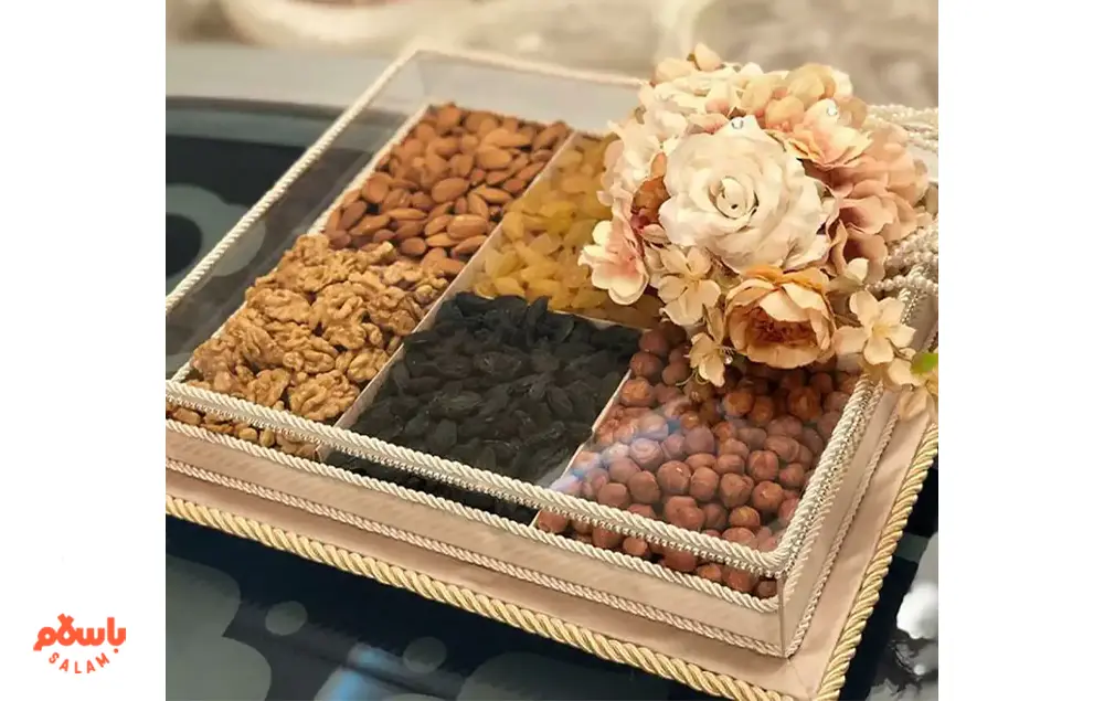 طرح های جدید تزیین آجیل شب یلدا (تصویری)