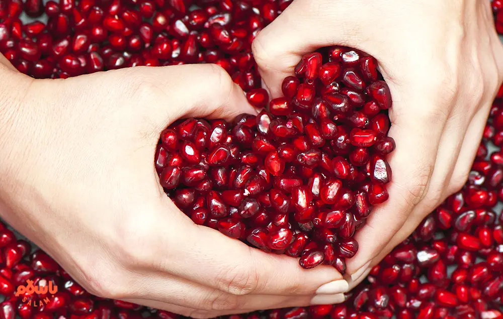 ایده‌های جدید تزئین انار کامل و دون شده برای شب یلدا