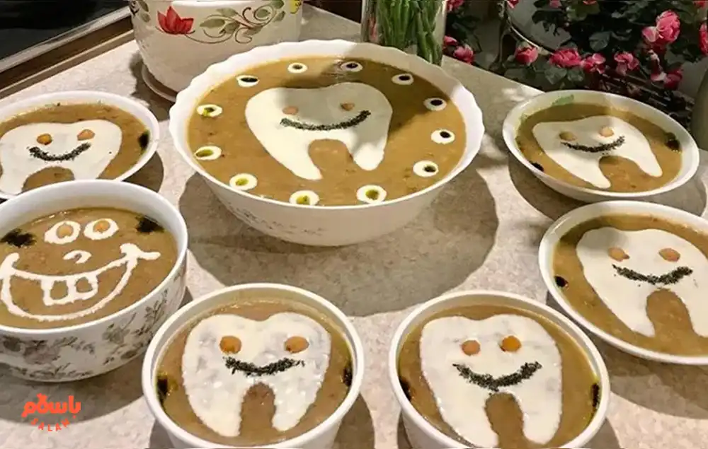 طرز تهیه آش دندونی تهرانی