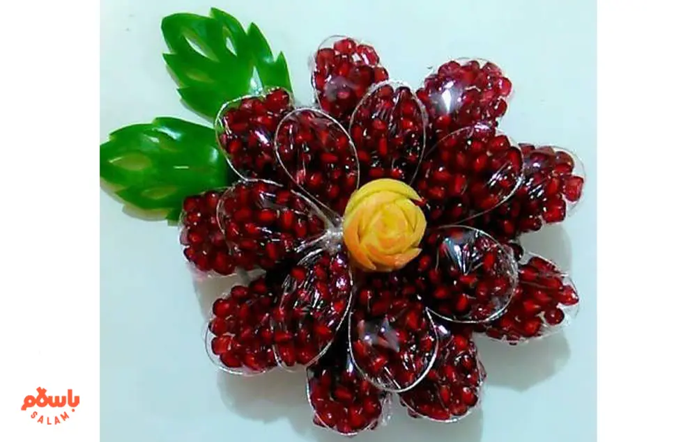 طرح‌های جدید تزیین انار شب یلدا(تصویری)