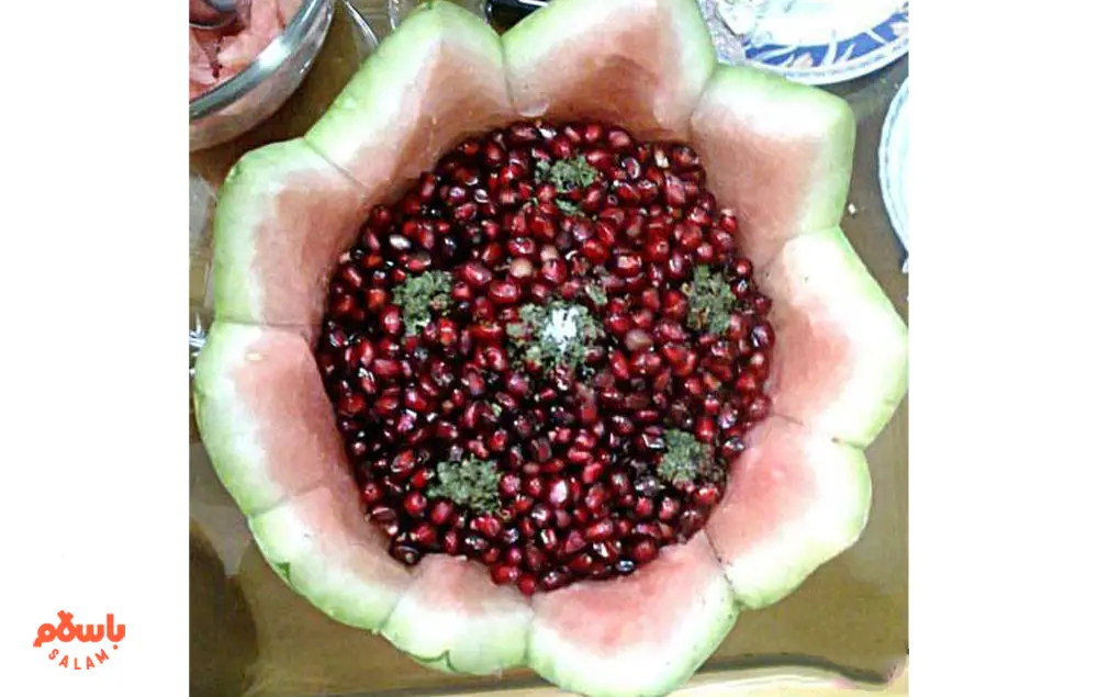 طرح‌های جدید تزیین انار شب یلدا(تصویری)