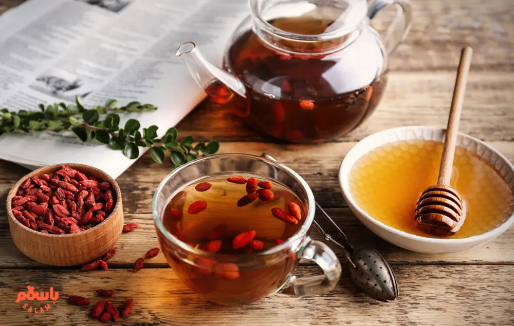 دمنوش چربی خون زرشک