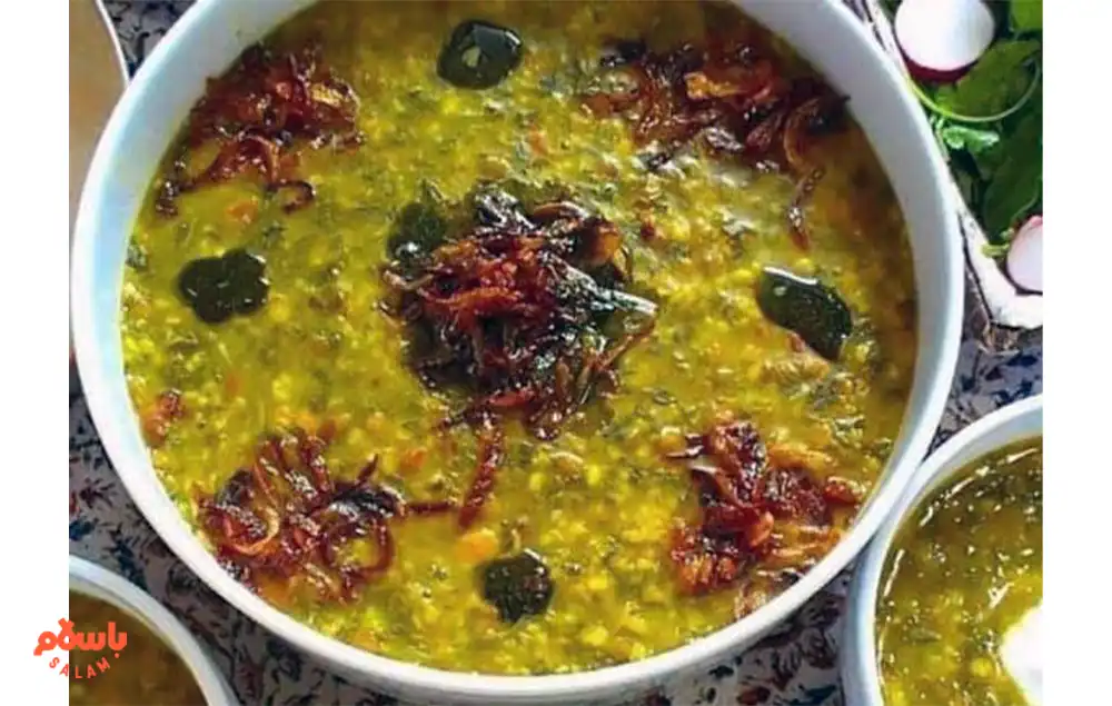 مراحل تهیه آش بلغور جو ساده