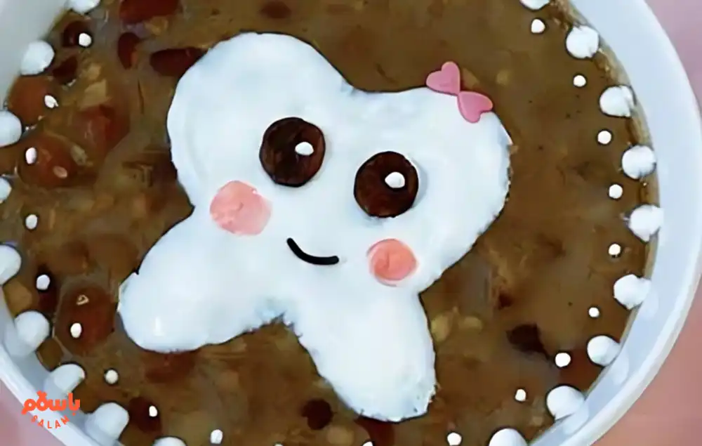 تزیین و سرو آش دندونی