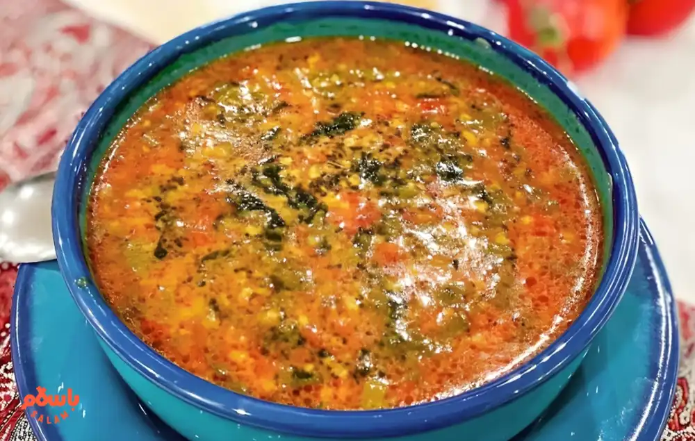 مواد لازم آش گوجه فرنگی ساده