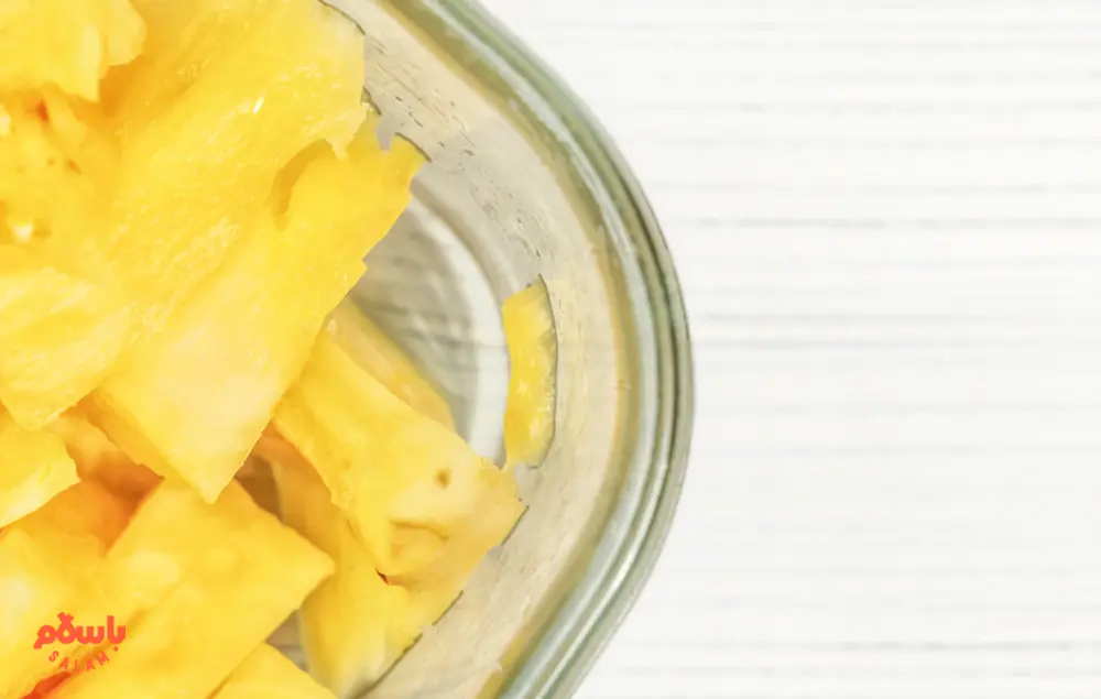 طرز تهیه کمپوت آناناس در شیشه