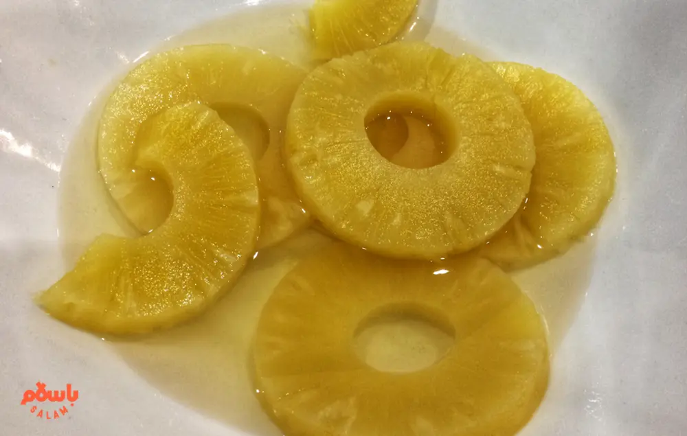 مواد لازم کمپوت آناناس خانگی