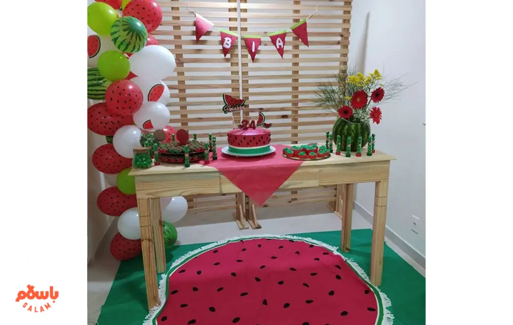 تزیین شب یلدا برای مدرسه ساده