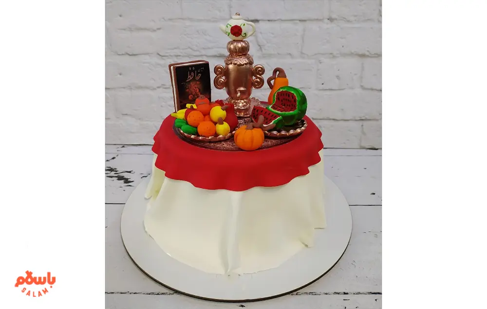 کیک شب یلدا طرح کرسی
