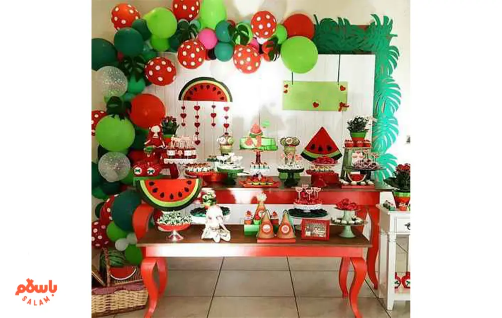 تزیین شب یلدا برای مدرسه ساده