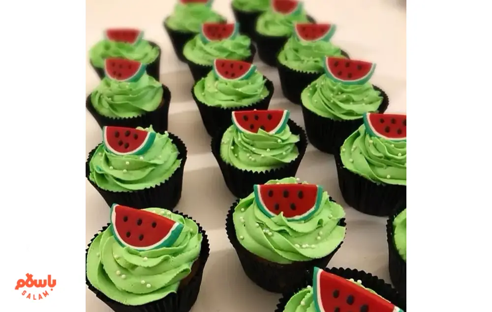 مراحل تهیه کاپ کیک یلدایی