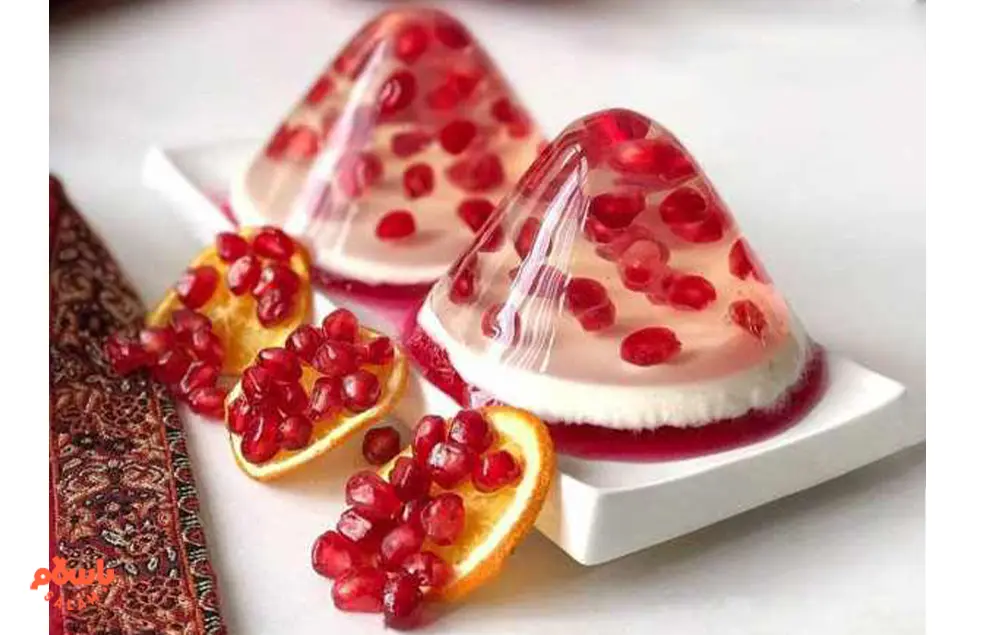 تزیین ژله شب یلدا