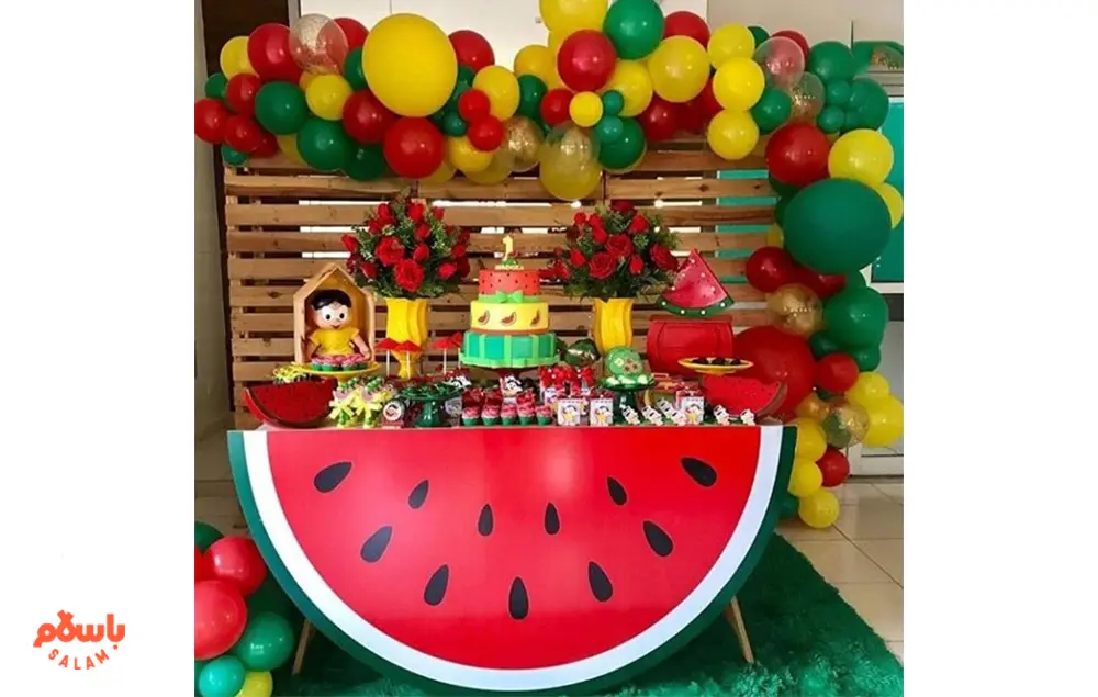 تزیین شب یلدا برای مدرسه ساده