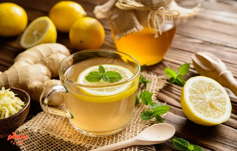 دمنوش زنجبیل و لیمو