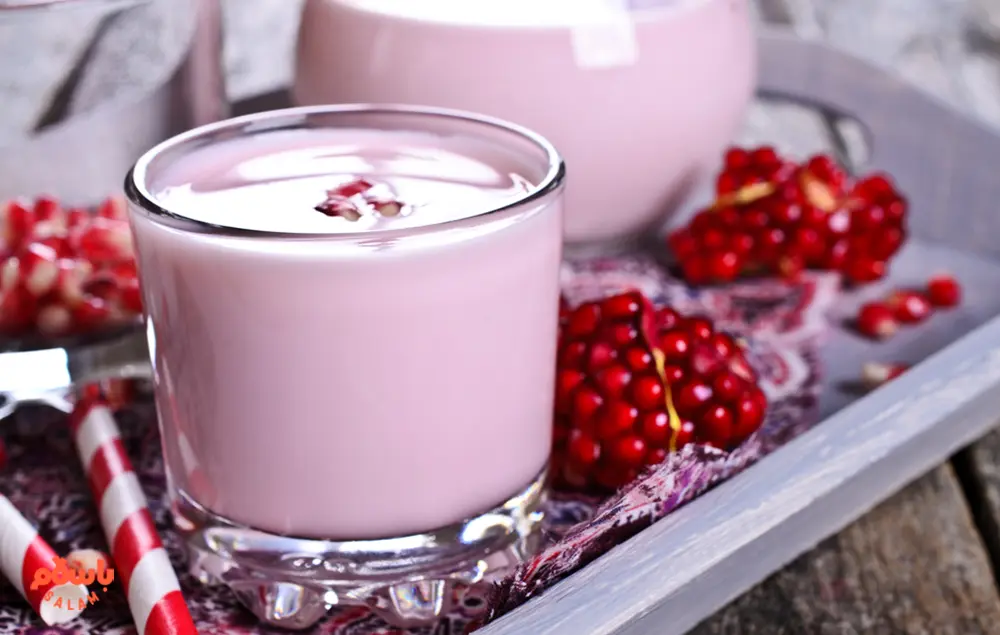 میلک شیک انار