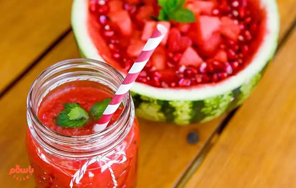 انواع نوشیدنی یلدایی با هندوانه