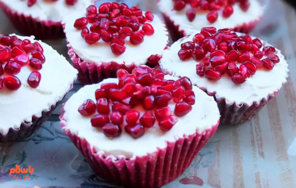 کاپ کیک یلدایی برای مدرسه