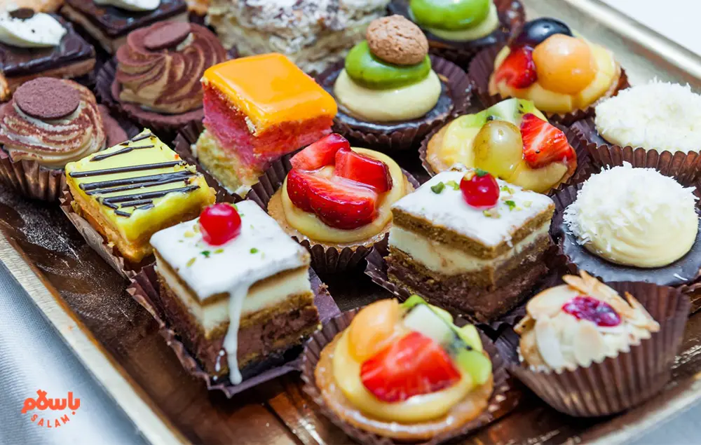 شیرینی و کیک شب یلدا برای بچه ها