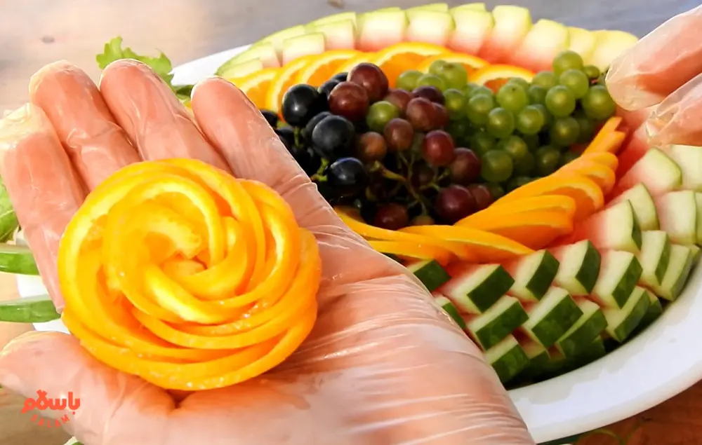 میوه آرایی و تزیین میوه شب یلدا