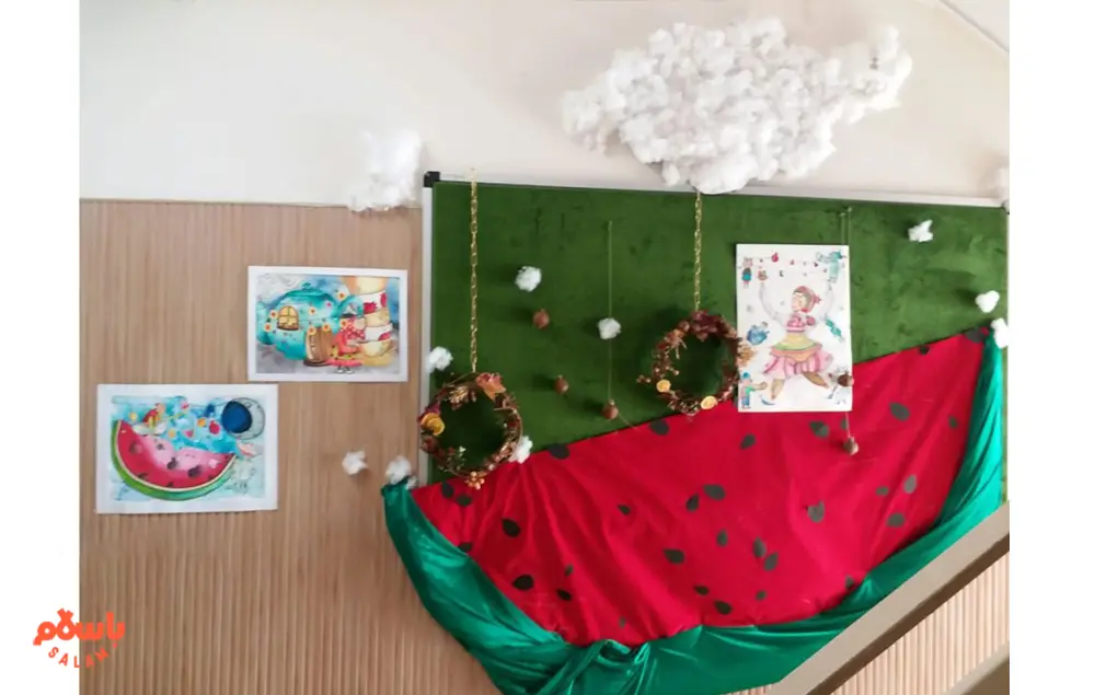 عکس خفن تزیین شب یلدا برای مدرسه