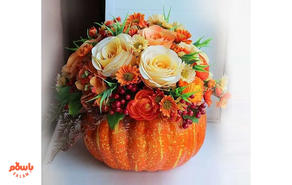 تزیین کدو تنبل برای شب یلدا